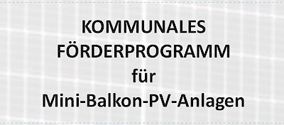 Beitragsbild Förderung Balkon-PV-Anlagen auch in 2024!